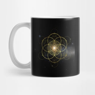 Flower of life in Seed of Life Mandala Mug